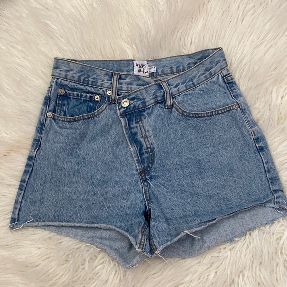 princess polly denim shorts